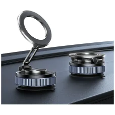 USAMS ZJ084 mágneses telefontartó sötét titán