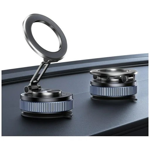 USAMS ZJ084 mágneses telefontartó sötét titán - 1