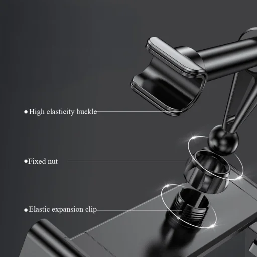 Blavec autós fejtámlára rögzíthető tartó BH-17 (BH17-HRB) fekete - 5