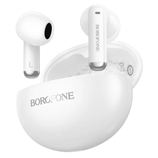 Borofone TWS Bluetooth fülhallgató FQ12 Nice fehér - 1