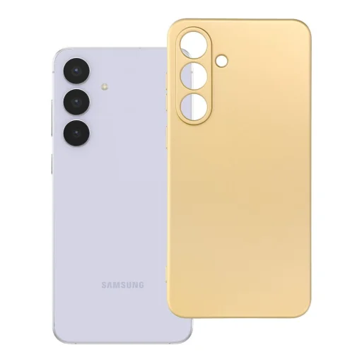 Samsung Galaxy S25 FE metalické zlaté puzdro - 10