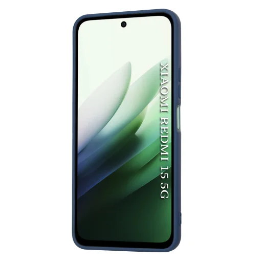 Xiaomi Redmi 15 4G / Redmi 15 5G Techsuit SoftFlex - Sötétkék tok - 2