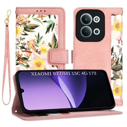 Xiaomi Redmi 15C 4G / Redmi 15C 5G Sweetheart Pink Techsuit FlipCraft tok - 1