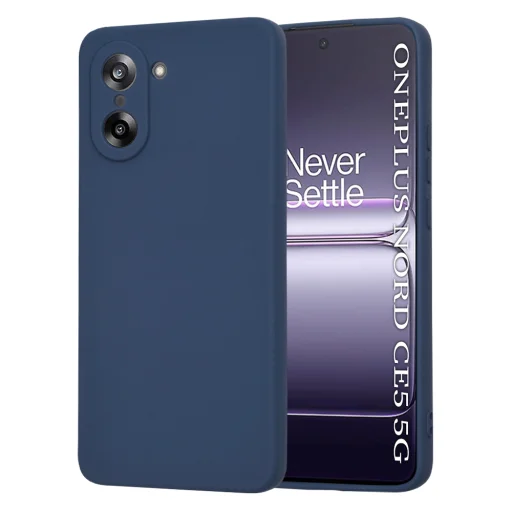 OnePlus Nord CE5 Techsuit SoftFlex - tmavomodré puzdro - 1