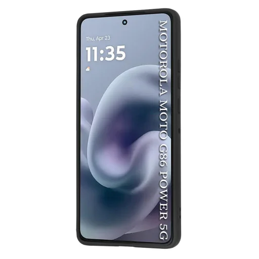 Motorola Moto G86 Power Techsuit SoftFlex Fekete tok - 2