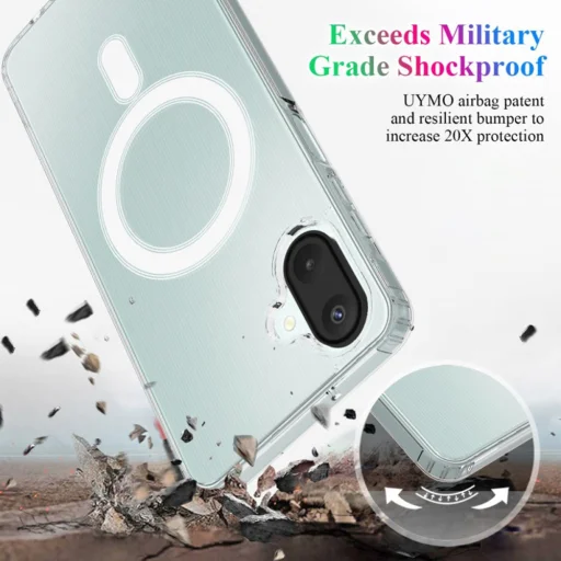 Samsung Galaxy A07 4G Techsuit MagSafe Pro átlátszó tok - 4