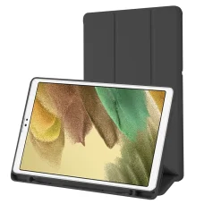 Samsung Galaxy Tab A7 Lite Fekete Techsuit - Flex Trifold (Pencil tartóval) tok