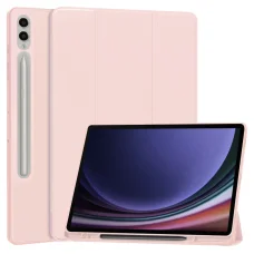 Samsung Galaxy Tab S9 Plus / S10 Plus Pink Techsuit - Flex Trifold (tolltartóval) tok