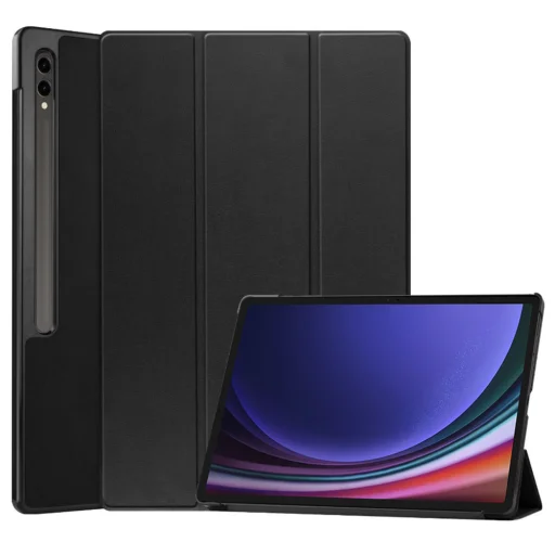 Samsung Galaxy Tab S9 Plus / S9 FE Plus / S10 Plus Techsuit FoldPro - Fekete tok - 1
