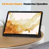 Samsung Galaxy Tab S8 Ultra Fekete Techsuit - Flex Trifold (Pencil Holderrel) tok thumbnail