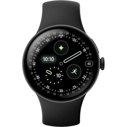 Google Pixel Watch 4, 41mm, Fekete Obszidián GA09958-EU - 2