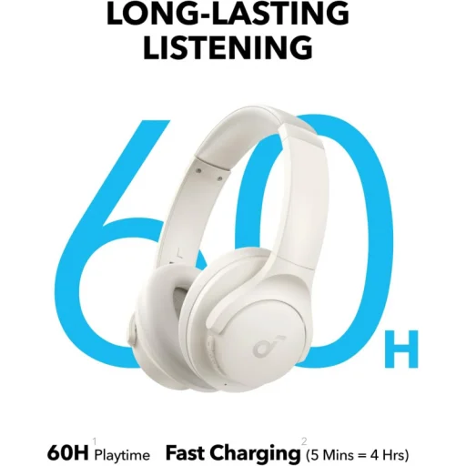 Bluetooth fejlhallgató MultiPoint Anker Q11i, Fehér A3005G21 - 4