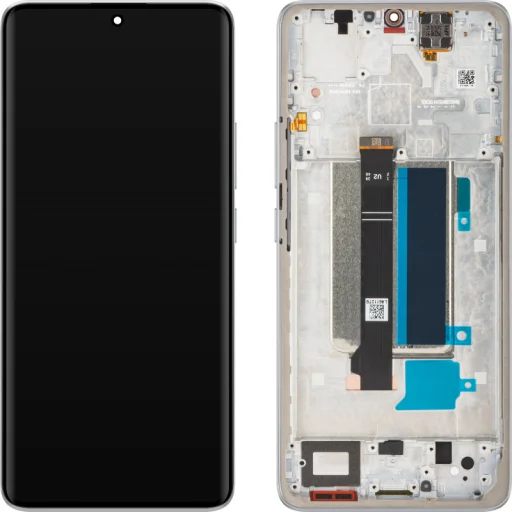 LCD Kijelző Modul Xiaomi Redmi Note 13 Pro+ készülékhez, Holdfény Fehér - 1