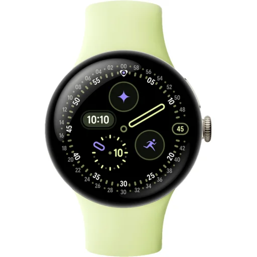 Google Pixel Watch 4, 41mm, Citromsárga GA06002-EU - 2