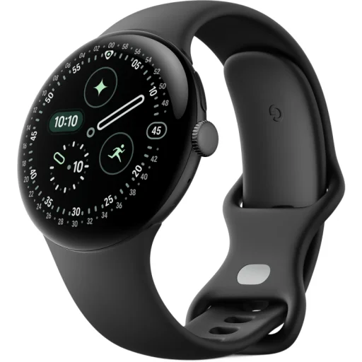 Google Pixel Watch 4, 45mm, Fekete Obszidián GA09962-EU - 1