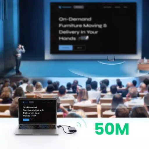 UGREEN CM506 vezeték nélküli HDMI Extender, 1080P, szürke - 6