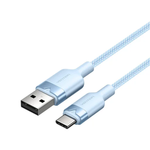 USB 2.0 A - USB-C 3A Vention CTNLH 2M kábel (Kék) - 1