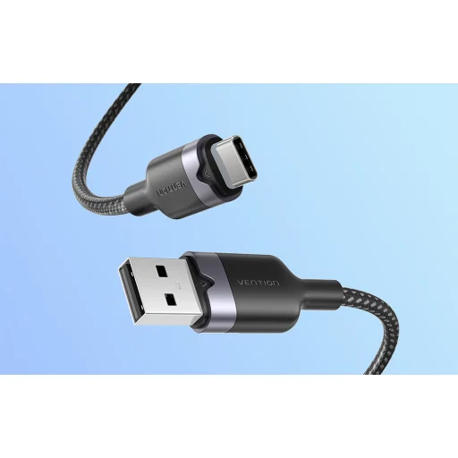 USB 2.0 A - C 3A kábel Vention CTNBF 1M (Fekete) - 4