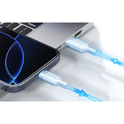 USB 2.0 A férfi - C férfi 3A kábel Vention CTNLF 1M (Kék) - 6