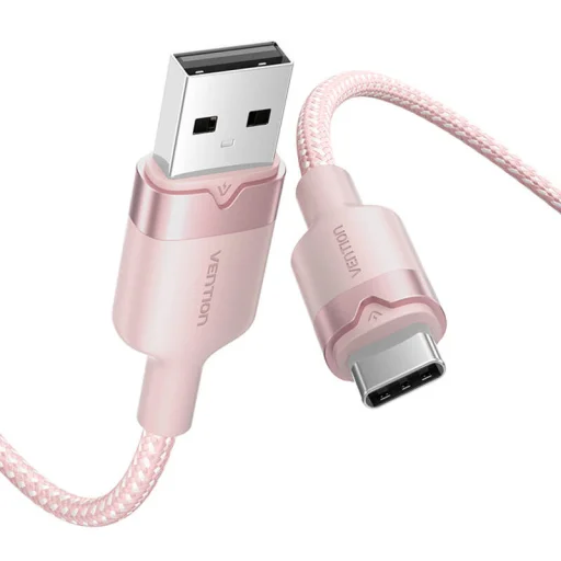 Vention CTNPF 1M USB 2.0 A - USB-C kábel (rózsaszín) - 2