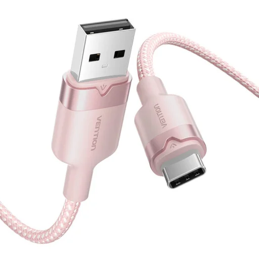 Vention CTNPH USB 2.0 A férfi - C férfi 3A kábel 2M (rózsaszín) - 2