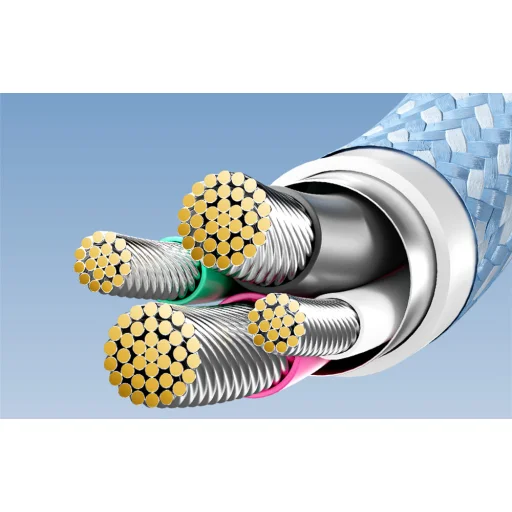 USB-C A Male - USB 2.0 A Male 3A Kábel Vention CTNWH 2M (Fehér) - 5