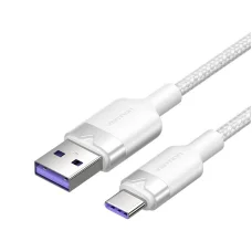Type-C USB kábel Vention CTOWH 2M (fehér)