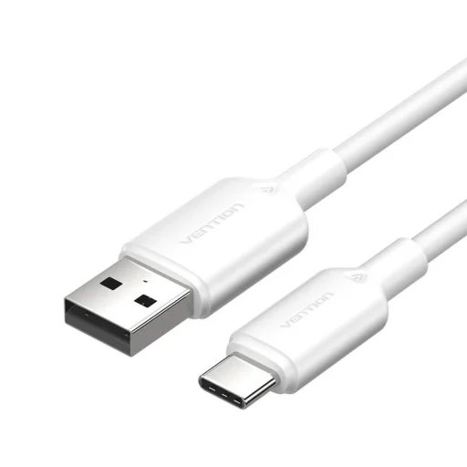 USB 2.0 A - USB-C 3A kábel Vention CTQWF 1M (fehér) - 1