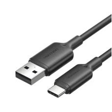 USB 2.0 A férfi - C férfi 3A kábel Vention CTQBH 2M (Fekete)