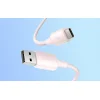 USB 2.0 A Male - USB-C 3A Kábel Vention CTQPH 2M (Rózsaszín) thumbnail