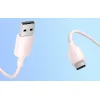 USB 2.0 A Male - USB-C 3A Kábel Vention CTQPH 2M (Rózsaszín) thumbnail