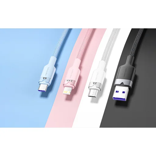 USB 2.0 A Férfi - 3 az 1-ben 6A Kábel Vention CTRBG 1,5M (Fekete) - 8