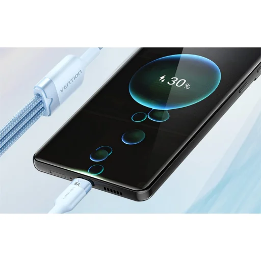 Vention CTRLG 1.5M USB 2.0 A Férfi - 3in1 6A Kábel (Kék) - 7