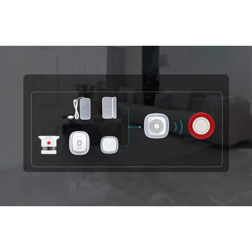 ZigBee Wireless Siren Heiman HS2WD - 5