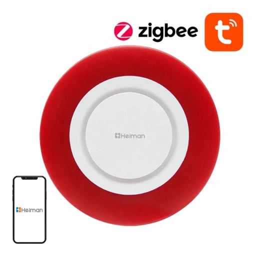 ZigBee Wireless Siren Heiman HS2WD - 1