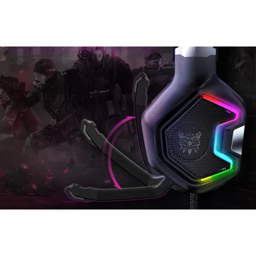 ONIKUMA Gaming Headset K10 PRO RGB (Black) - 4
