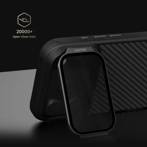 Nillkin CarboProp Aramid Mágneses iPhone 17 Pro tok Fekete - 4