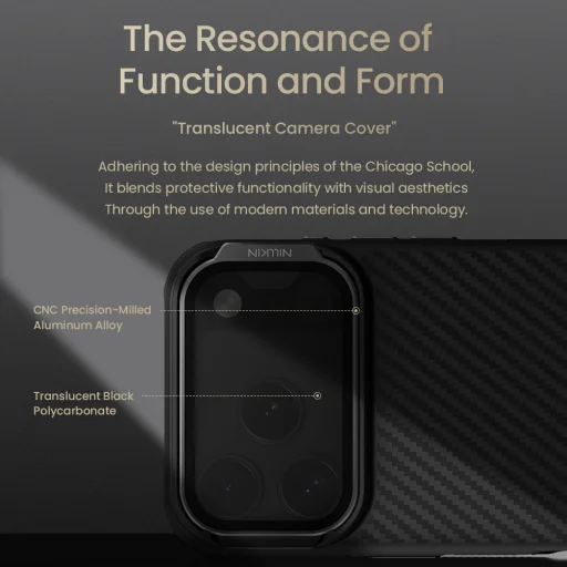 Nillkin CarboProp Aramid Mágneses iPhone 17 Pro tok Fekete - 6