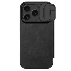 Nillkin Qin Book PRO fliptok Apple iPhone 17 Pro Fekete
