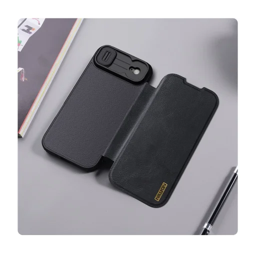 Nillkin Qin Book PRO fliptok Apple iPhone Air Barna tok - 8