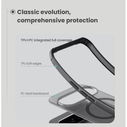 Nillkin Super Frosted PRO Mágneses Hátlap tok Google Pixel 10/10 Pro-hoz Áttetsző Fekete - 6