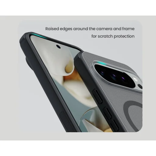 Nillkin Super Frosted PRO Mágneses Hátlap tok Google Pixel 10/10 Pro-hoz Áttetsző Fekete - 7