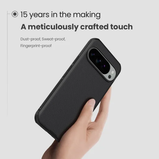 Nillkin Super Frosted PRO hátlap tok Google Pixel 10 Pro XL fekete tok - 3