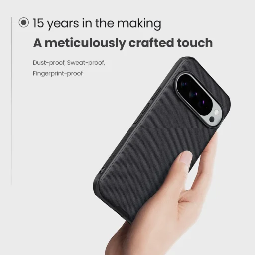 Nillkin Super Frosted PRO hátlap Google Pixel 10/10 Pro fekete tok - 3