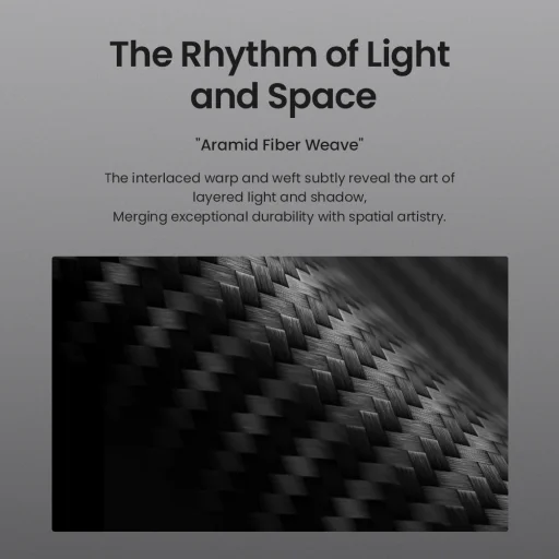 Nillkin CarboProp Aramid Mágneses Tok Apple iPhone 17 Pro Max Fekete tok - 5