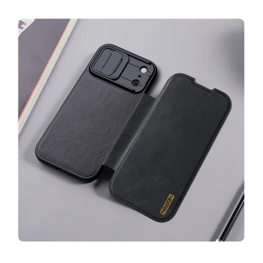 Nillkin Qin Book PRO iPhone 17 Pro Max barna tok - 8