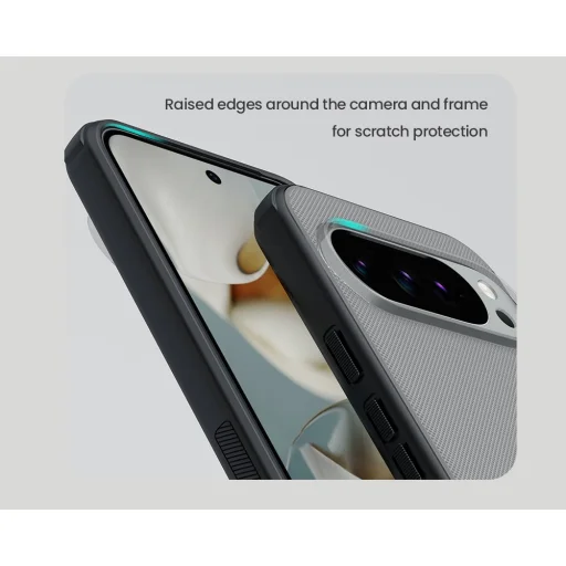 Nillkin Super Frosted PRO hátlap Google Pixel 10 Pro XL-hez Átlátszó Fekete tok - 5