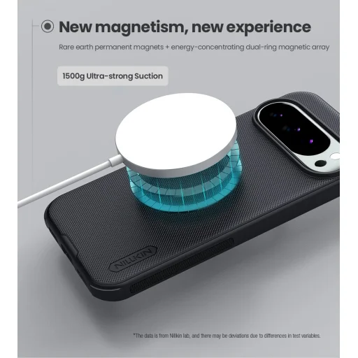 Nillkin Super Frosted PRO Mágneses Hátlap tok Google Pixel 10/10 Pro Fekete - 3