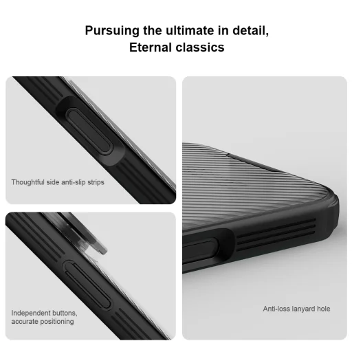 Nillkin CamShield Prop tok Apple iPhone 17 Pro Max Transparent Black - 7