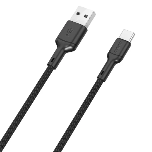 Dudao L9T 5A USB-A - USB-C kábel 1 m - Fekete - 1